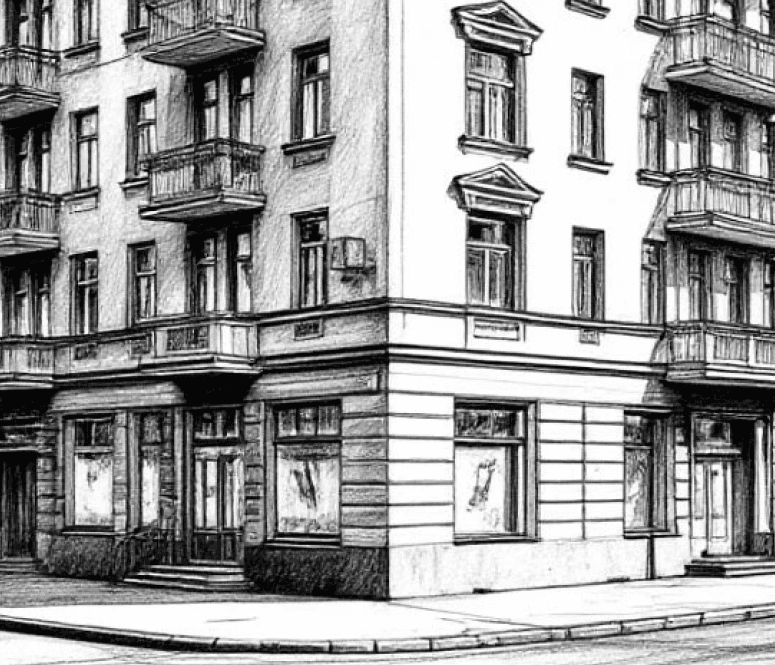 Коммерческие помещения в жилом комплексе